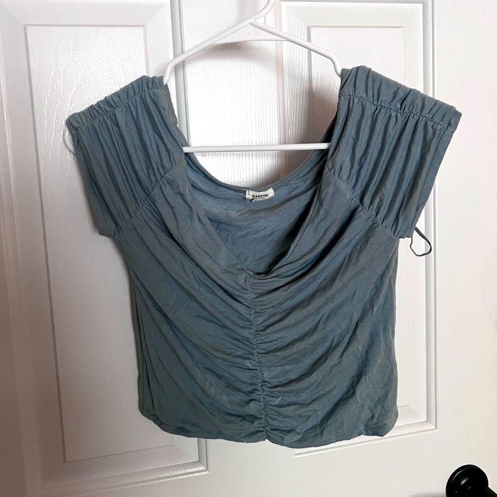 Runched Crop Top